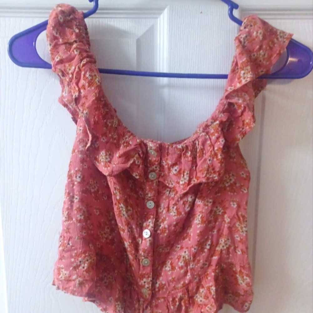 Womens Ruffle Top